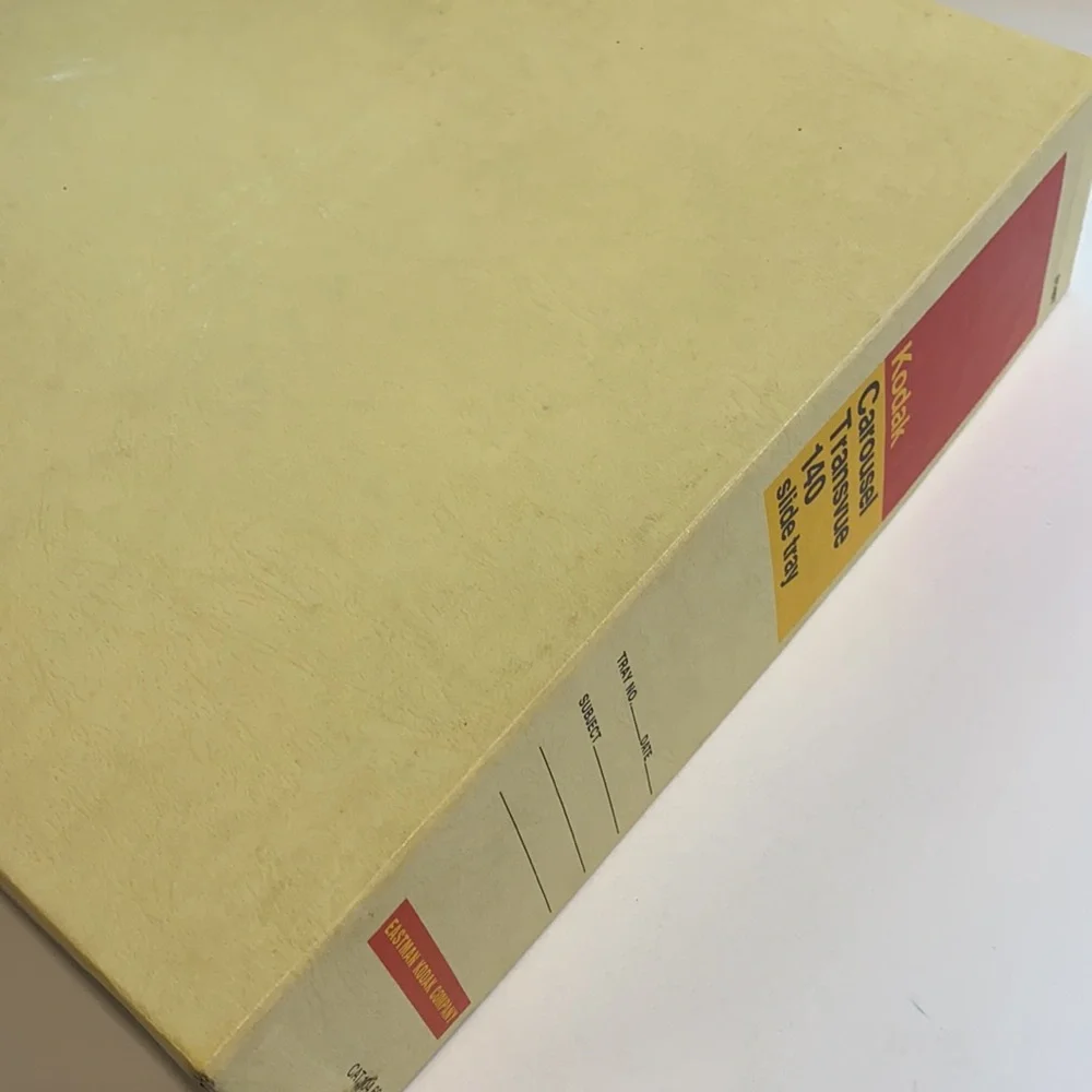 Kodak Carousel Transvue 140 slide tray Vintage Photography Storage